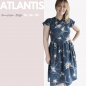 Preview: Papierschnittmuster: Kleid Atlantis, Damenkleid mit besonderen Ausschnitt  in den Gr. 34-50